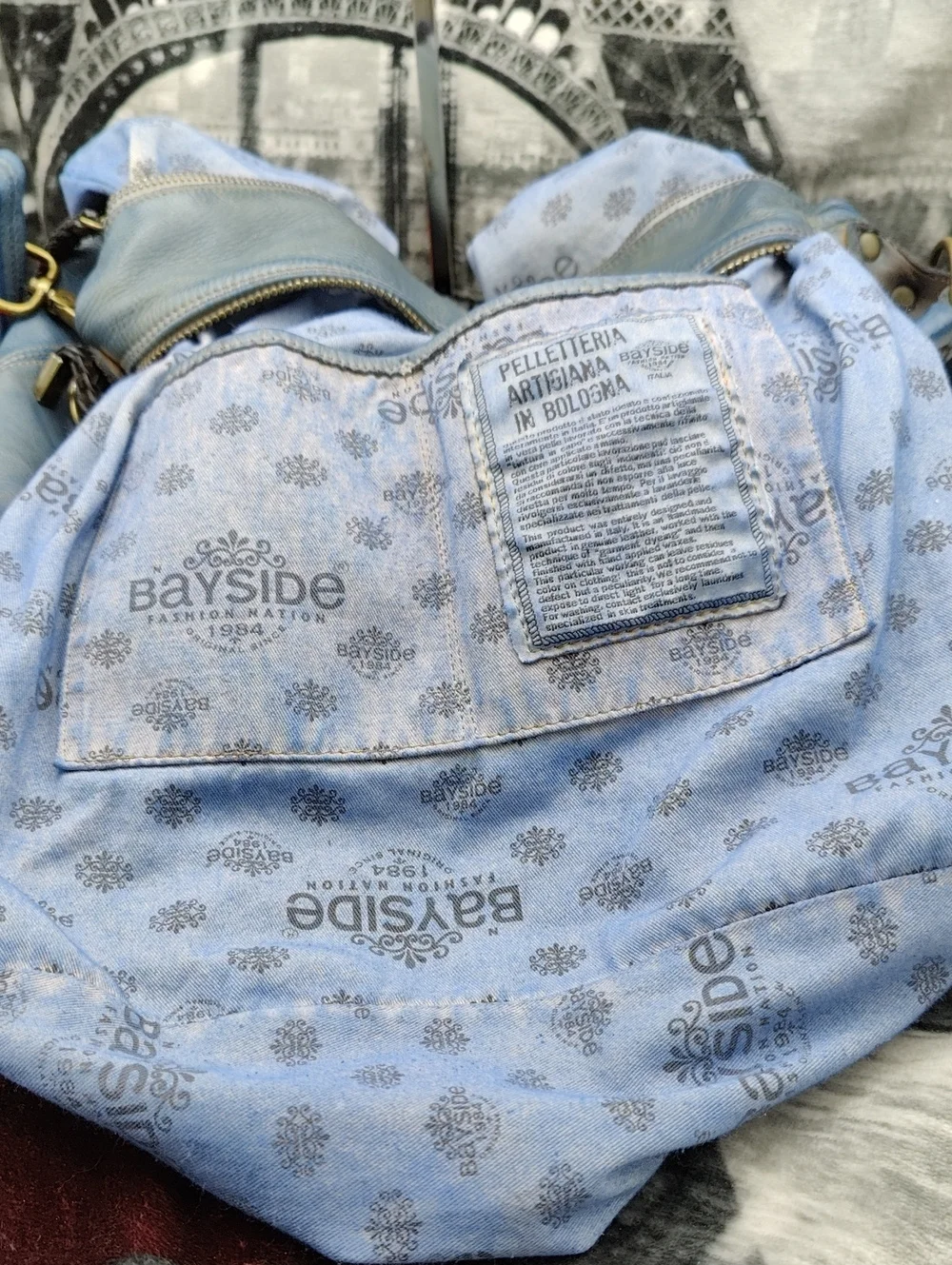 Lusher Ginevra Bayside 84 Distressed Leather Hobo